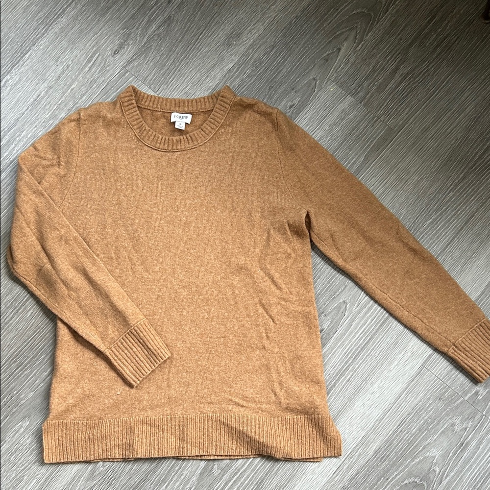J. Crew Women’s Crewneck Wool Blend Pullover Sweater